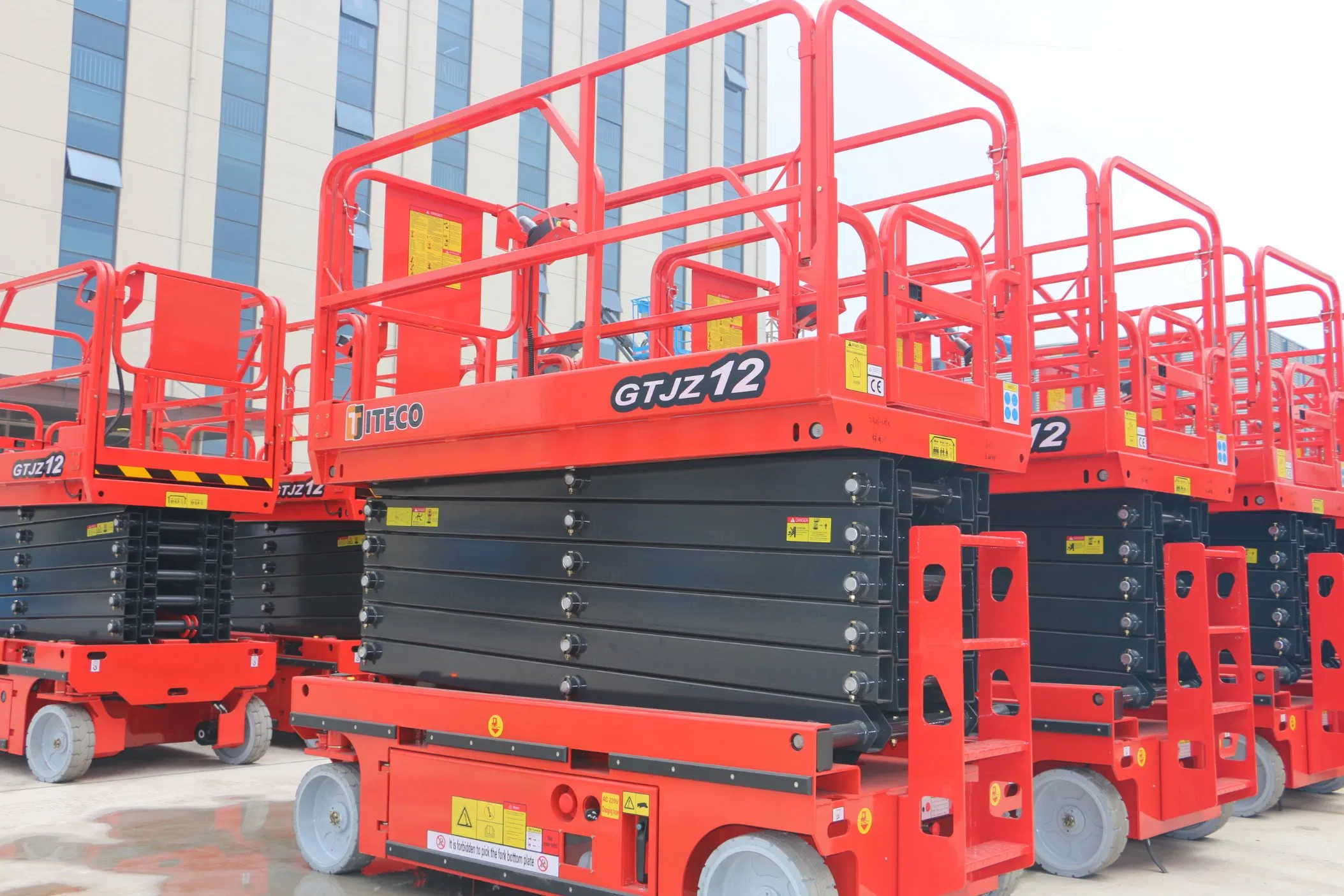 GTJZ10 12 m Sabit Makaslı Platform – Depo ve lojistik ürün görünümü